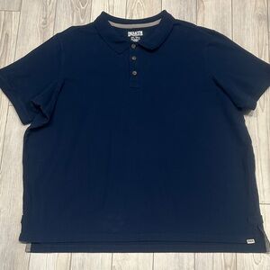 Duluth Trading Co Men's Deep Blue Polo Shirt Size 3XL Preowned
